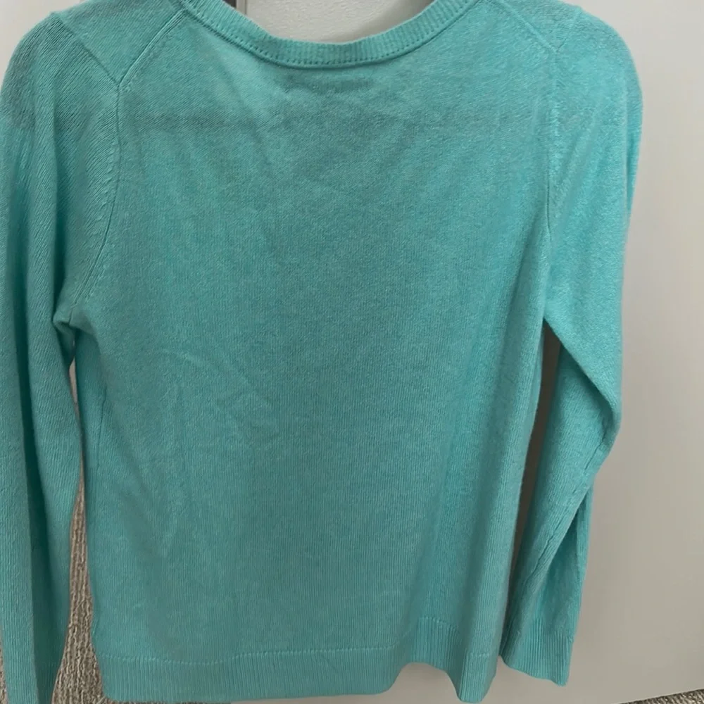 Tahari 100% 2 Ply Cashmere - Classic Fit - Small - Blue - Picture 2 of 4
